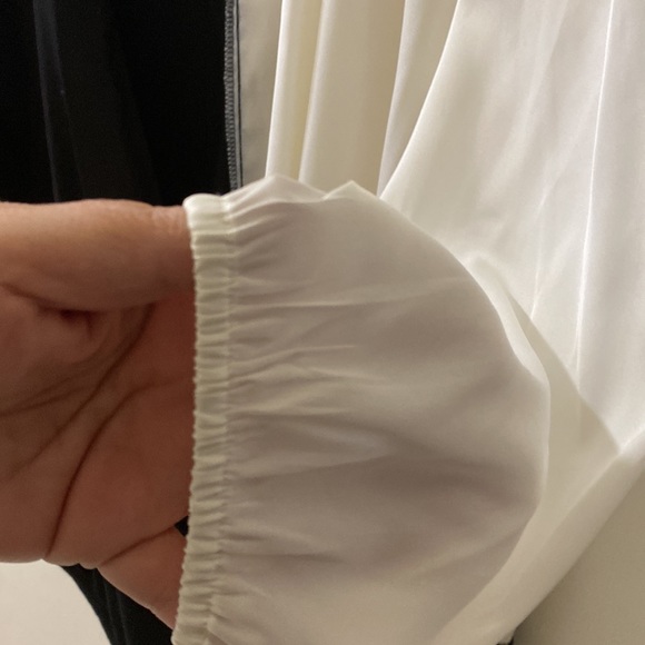 NY&Company Color Block Bodysuit Black & white - Picture 6 of 7